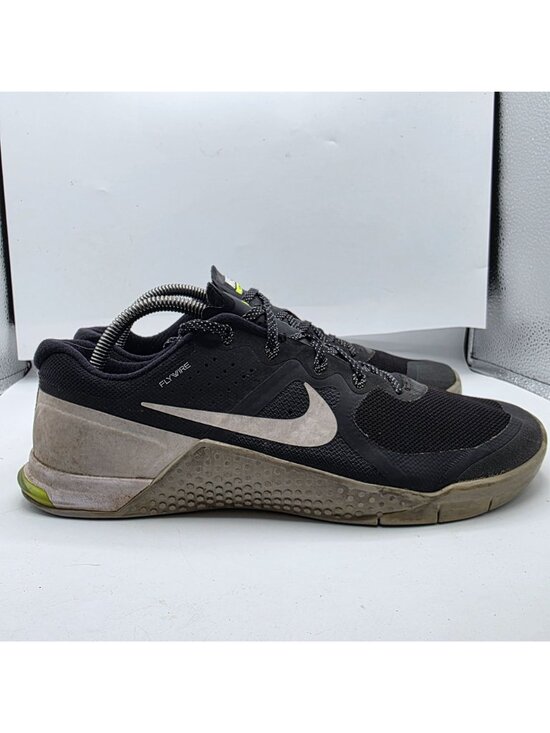 Nike Metcon 2 Mens Cross Training Shoes Size 10 Black Gray Athletic Sneakers